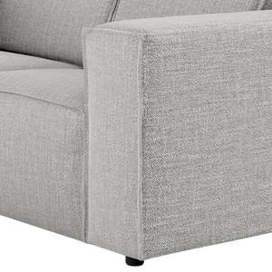 2-Sitzer Sofa Garciaz Webstoff Finja: Hellgrau