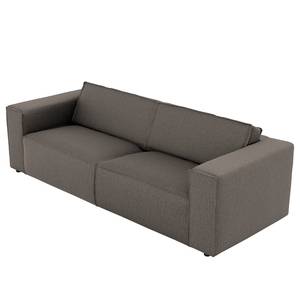 3-Sitzer Sofa Garciaz Webstoff - Webstoff Finja: Dunkelgrau