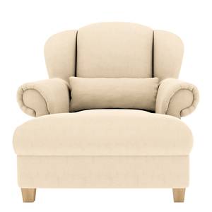 Fauteuil XXL Purias Tissage à plat - Tissu Caya: Beige