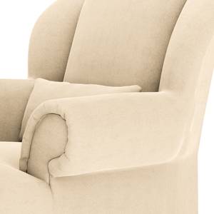 XXL-Sessel Purias Flachgewebe - Webstoff Caya: Beige