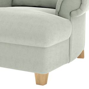 Fauteuil XXL Purias Tissage à plat - Tissu Caya: Gris menthe