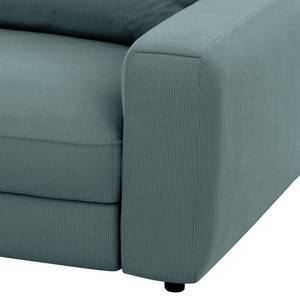 Big-Sofa PINAR Cordstoff Maiva: Blaugrau - Keine Funktion