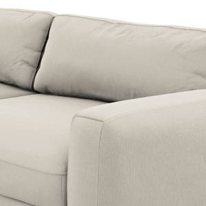 Big-Sofa PINAR Cordstoff Maiva: Hellgrau - Keine Funktion