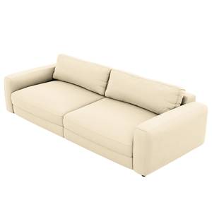 Big-Sofa PINAR Cordstoff Maiva: Creme - Sitztiefenverstellung