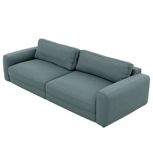 Big-Sofa PINAR Cordstoff Maiva: Blaugrau - Sitztiefenverstellung