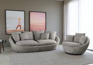 Big-Sofa CARTAYA Webstoff Gilah: Grau - Breite: 280 cm