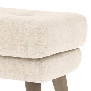 Fauteuil Zarza Tissu - Tissu Levia: Gris clair - Avec repose-pieds