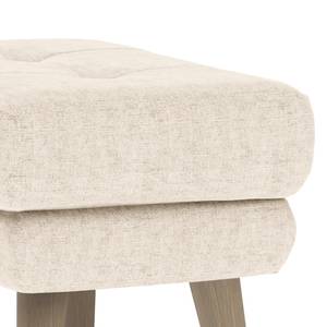 Fauteuil Zarza Tissu - Tissu Levia: Gris clair - Avec repose-pieds