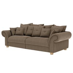 Bigsofa Purias Flachgewebe - Webstoff Caya: Braun