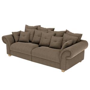 Bigsofa Purias Flachgewebe - Webstoff Caya: Braun