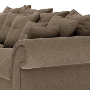 Bigsofa Purias Flachgewebe - Webstoff Caya: Braun