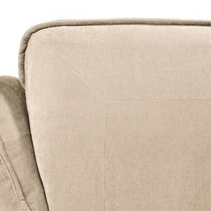 Ecksofa Lascari Chenille - Chenille Glesni: Creme - Longchair davorstehend links