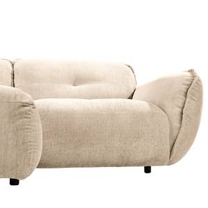 Ecksofa Lascari Chenille - Chenille Glesni: Creme - Longchair davorstehend links