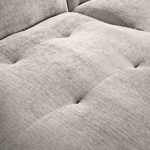 Ecksofa Lascari Chenille - Chenille Glesni: Silber - Longchair davorstehend links