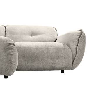 Ecksofa Lascari Chenille - Chenille Glesni: Silber - Longchair davorstehend links