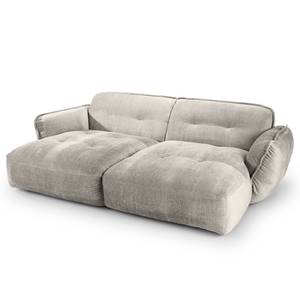 Bigsofa Lascari Chenille - Chenille Glesni: Silber