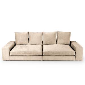 Bigsofa Rodia Chenille - Chenille Glesni: Creme - Breite: 254 cm