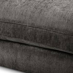 Bigsofa Rodia Chenille - Chenille Glesni: Anthrazit - Breite: 254 cm