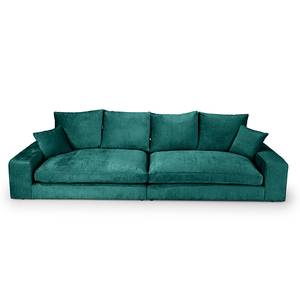 Bigsofa Rodia Chenille - Chenille Glesni: Petrol - Breite: 314 cm