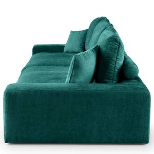 Bigsofa Rodia Chenille - Chenille Glesni: Petrol - Breite: 314 cm