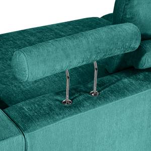 Bigsofa Rodia Chenille - Chenille Glesni: Petrol - Breite: 314 cm