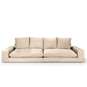 Bigsofa Rodia Chenille - Chenille Glesni: Creme - Breite: 314 cm