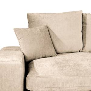 Bigsofa Rodia Chenille - Chenille Glesni: Creme - Breite: 314 cm