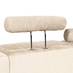 Bigsofa Rodia Chenille - Chenille Glesni: Creme - Breite: 314 cm