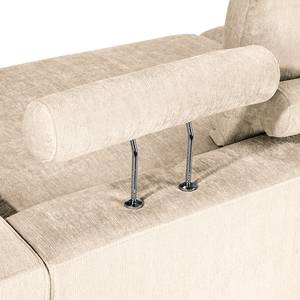 Bigsofa Rodia Chenille - Chenille Glesni: Creme - Breite: 314 cm