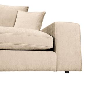 Bigsofa Rodia Chenille - Chenille Glesni: Creme - Breite: 314 cm