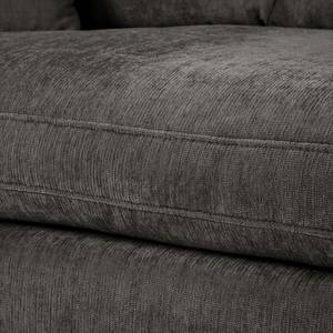 Bigsofa Rodia Chenille - Chenille Glesni: Anthrazit - Breite: 314 cm