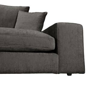 Bigsofa Rodia Chenille - Chenille Glesni: Anthrazit - Breite: 314 cm