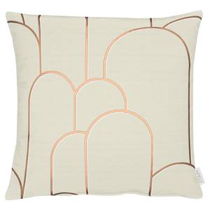 Housse de coussin Vision Polyester / Viscose - Beige - 49 x 49 cm - Beige