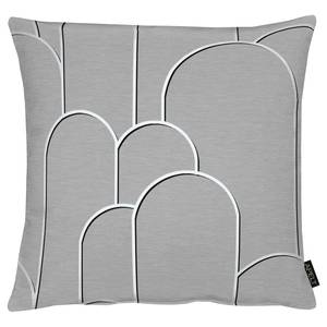 Cuscino Vision Poliestere / Viscosa - Grigio - 48 x 48 cm - Grigio