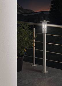 Padverlichting Lisio met sensor roestvrij staal/glas  - 1 lichtbron