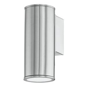 Applique murale LED Riga Acier inoxydable / Matière plastique - 1 ampoule - Argenté