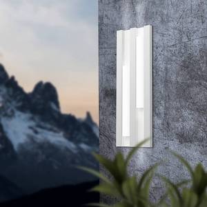 Applique murale LED Fandina Acier / Matière plastique - 2 ampoules - Blanc