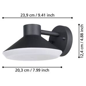 LED-wandlamp Ninnarella staal/kunststof  - 1 lichtbron