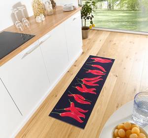 Tapis de couloir Chili Dance Polyester - Noir / Rouge