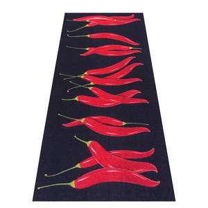 Loper Chili Dance polyester - zwart/rood