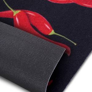 Tapis de couloir Chili Dance Polyester - Noir / Rouge