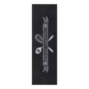 Tapis de couloir Homemade Kitchen Polyester - Noir / Gris