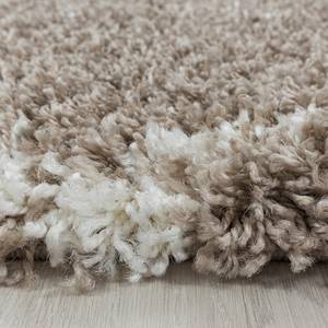 Hochflorteppich Hirschburg Polypropylen - Beige - 160 x 160 cm - Beige - 160 x 160 cm