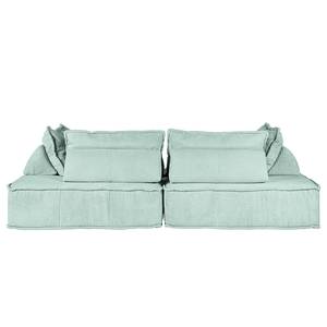 2-Sitzer Sofa Montiel Cordstoff Riganton: Hellblau