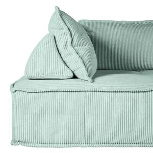 2-Sitzer Sofa Montiel Cordstoff Riganton: Hellblau