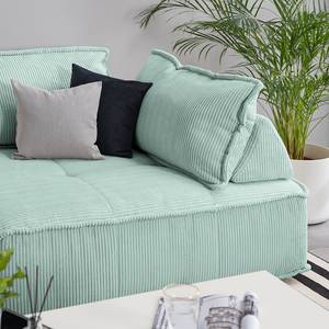 2-Sitzer Sofa Montiel Cordstoff Riganton: Hellblau