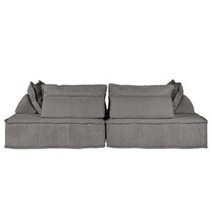 2-Sitzer Sofa Montiel Cordstoff Riganton: Grau