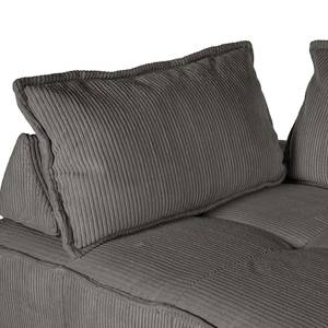 2-Sitzer Sofa Montiel Cordstoff Riganton: Grau