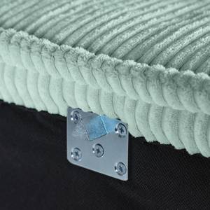 Ecksofa Montiel Cordstoff Riganton: Hellblau