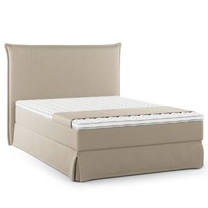 Boxspring Avellino II Microvezel Orela: Beige - 140 x 200cm - H3 medium